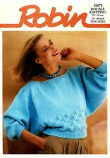 Robin knitting pattern for sale  CANTERBURY