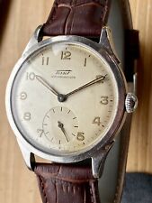 TISSOT Mens watch. Handwind. Movement 27-1 T. ref. 6605-3. Sub. sec. Steel 1951 for sale  Shipping to South Africa