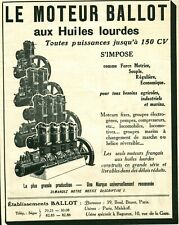 Publicité ancienne moteur d'occasion  France