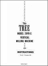 Usado, Manual de instrucciones de fresadora vertical 2 para Tree 2UVR-C 1973 segunda mano  Embacar hacia Argentina