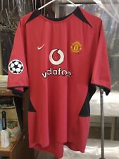 Original Official Nike 2002 Manchester United Jersey XL Champions League , usado segunda mano  Embacar hacia Argentina