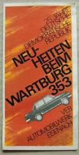 Wartburg 353 car for sale  LEICESTER