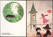 Moomin Muumi Mint postcards The Dangerous Voyage (2) Finland., käytetty myynnissä  Suomi