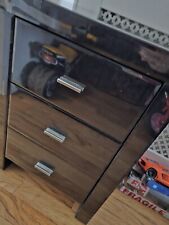 black bedside cabinet for sale  GLASGOW