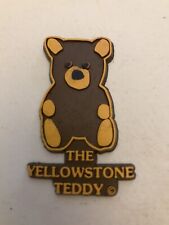 Ímã de geladeira de borracha Yellowstone lembrança de urso vintage comprar usado  Enviando para Brazil