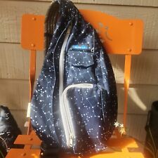 Usado, KAVU Original Cuerda Bandolera Bandolera Mochila Cartera Azul Astronomía Estrellas  segunda mano  Embacar hacia Argentina