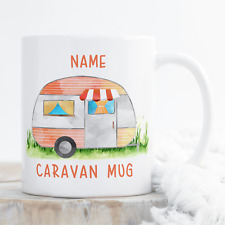 Personalised caravan mug for sale  SPALDING