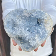 3LB Naturalny piękny niebieski Celestyt Kryształ Jaskinia geodowa Próbka mineralna na sprzedaż  Wysyłka do Poland