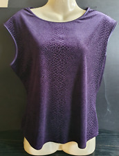 Chic sleeveless purple for sale  STOKE-ON-TRENT