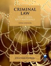 Usado, Criminal Law Text, Cases, and Materials 6/e by Herring, Jonathan Book The Cheap segunda mano  Embacar hacia Argentina