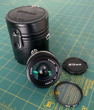 [N MINT] Nikon Nikkor 28mm f2.8 AI-S Lens with Case, Caps, Filter, occasion d'occasion  Expédié en Belgium