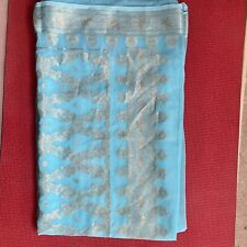 Women blue saree for sale  STOCKPORT