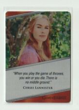 Juego de tronos Hierro aniversario serie 1 Lena Headey Cersei Metal tarjeta E7, usado segunda mano  Embacar hacia Spain