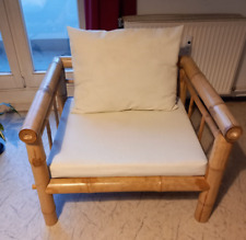 Bambus armlehnstuhl weißen gebraucht kaufen  Berlin