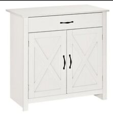 HOMCOM 32" Farmhouse Barn Door Style Sideboard for sale  Shipping to South Africa