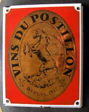 plaque emaillee postillon d'occasion plaque emaillee postillon d'occasion Valensole
