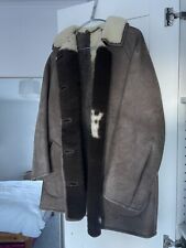 Sheepskin coat vintage for sale  HORSHAM