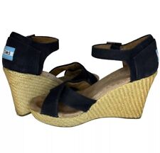 wedge sandals toms platform for sale  Urbana