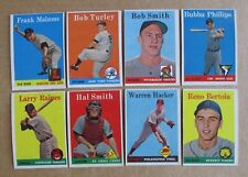 1958 TOPPS BASEBALL CARD SINGLES #1-270 COMPLETE YOUR SET U-PICK UPDATED 4/29 for sale  Shipping to South Africa