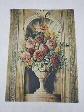 Vintage floral vase for sale  UK