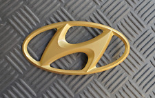Emblema de carroceria/traço OEM Hyundai. Gold Clor. 13 cm comprar usado  Enviando para Brazil