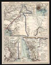 Landkarte anno 1894 gebraucht kaufen  Burgdorf