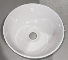 White Round Above Counter Bathroom Sink 11.25" Dia Ceramic Vanity Vessel Sink for sale  Shipping to South Africa