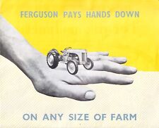 Ferguson pays hands for sale  NOTTINGHAM