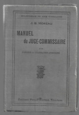 Manuel juge commissaire d'occasion  France