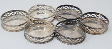 silver plated coaster set for sale  SALISBURY