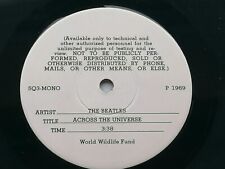 THE BEATLES  ACROSS THE UNIVERSE  ONE SIDED PRESSING  WILDLIFE VERSION 5Q3-MONO comprar usado  Enviando para Brazil