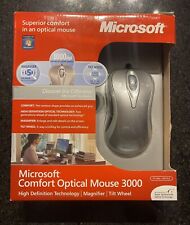 Mouse com fio Microsoft Comfort Optical Mouse 3000 - D1T-00002 novo caixa aberta comprar usado  Enviando para Brazil