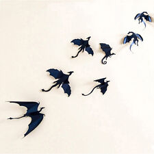 Juego de 7 pegatinas de pared de dragones góticos 3D decoración de dragones de PVC pegatinas de pared segunda mano  Embacar hacia Mexico