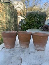 Used, Terracotta Vintage Hand Thrown Plant Pots 3.5" #K for sale  Shipping to South Africa