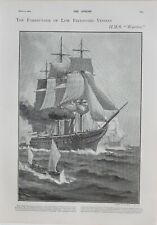 1902 PRINT HMS WARRIOR FORERUNNER OF LOW FREEBOARD VESSELS for sale  Shipping to South Africa