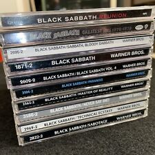 BLACK SABBATH • Lote de 10 CDs Reunion Greatest Hits Bloody Vol 4 Paranoid Sabotage + comprar usado  Enviando para Brazil