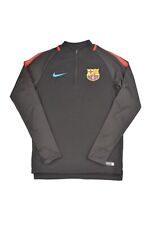 Chaqueta top de entrenamiento Nike FC Barcelona 2017/2018 1/4 con cremallera negra lana talla S segunda mano  Embacar hacia Mexico