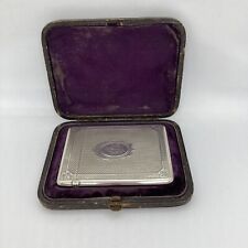 Silver card case for sale  WIGSTON