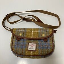 NOVA Bolsa Harris Tweed Feminina Transversal Pequena Lã Tartan Xadrez Zíper Snap Escócia, usado comprar usado  Enviando para Brazil