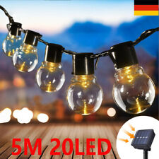 Solar lichterkette glühbirnen gebraucht kaufen  Hamburg