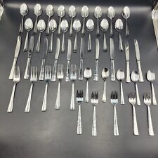 Cucharas, cuchillos, tenedores cubiertos de acero inoxidable Oneida vintage (42 piezas) Juego) segunda mano  Embacar hacia Argentina