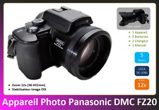 Appareil photo Bridge Panasonic Lumix Dmc FZ20 Zoom Stabilisé Leica 12x 36-432mm d'occasion  Bécon-les-Granits