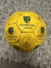 Signed norwich city for sale  FAREHAM