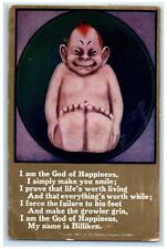 1910 Billiken I Am The God Of Happiness I Simply Make You Smile Antique Postcard for sale  Shipping to South Africa