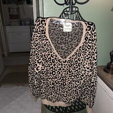 Suéter Abercrombie and Fitch macio AF aconchegante chita leopardo estampa animal grande comprar usado  Enviando para Brazil