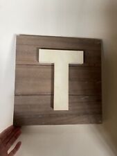 Farmhouse letter wooden for sale  San Diego