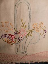 Handmade floral embroidered for sale  Sequim