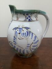 studio pottery cat stoneware for sale  READING