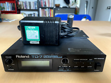 Módulo de sonido de batería de percusión electrónica Roland TD-7 con manual de fuente de alimentación de montaje segunda mano  Embacar hacia Mexico