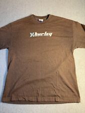 Camiseta masculina Hurley International XL marrom algodão manga curta gola redonda logotipo comprar usado  Enviando para Brazil